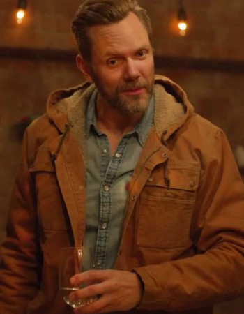 Animal Control 2023 Joel Mchale (Frank Shaw) Brown Cotton Jacket