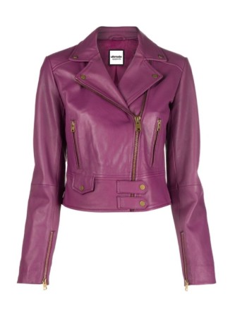 Big Sky S3 Katheryn Winnick (Jenny Hoyt) Purple Leather Jacket