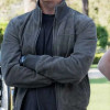 Succession S04 Jeremy Strong (Kendall Roy) Suede Bomber Jacket