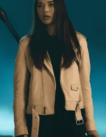 Teen Wolf 2023 Crystal Reed (Allison Argent) White Leather Jacket