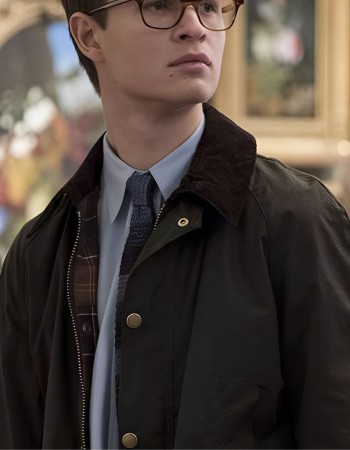The Goldfinch Ansel Elgort (Adult Theo Decke) Black Cotton Jacket
