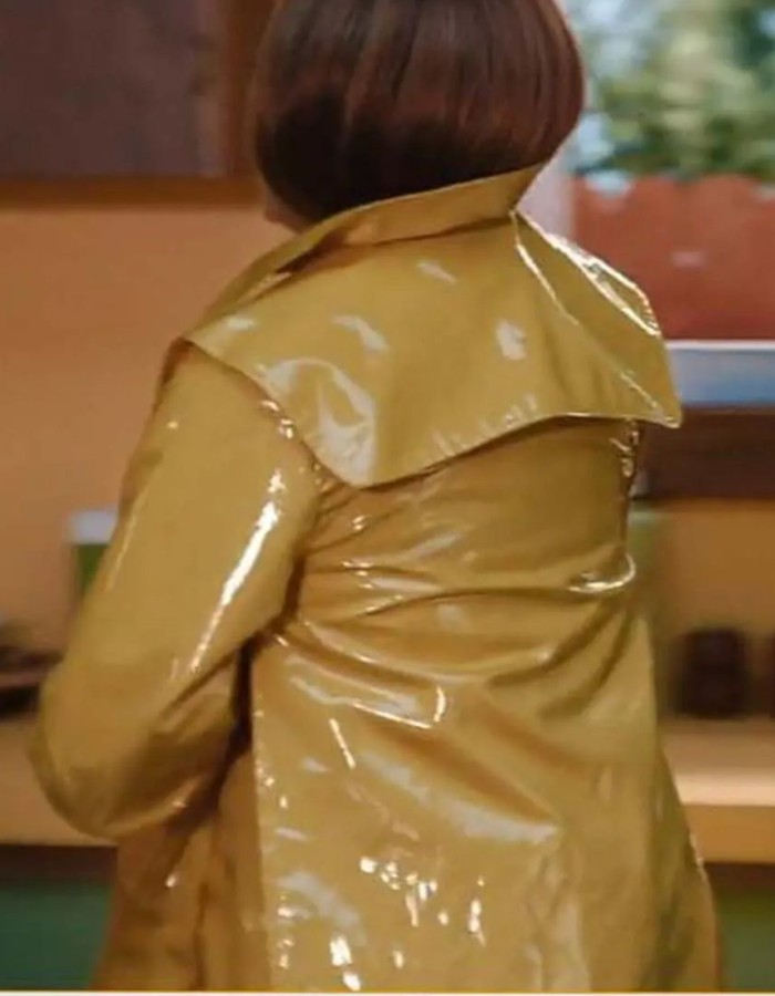 Wanda Vision Elizabeth Olsen (Wanda Maximoff) Yellow Parachute Coat
