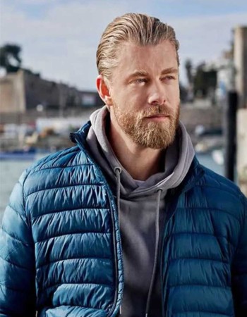 A Pinch Of Portugal 2023 Luke Mitchell (Russ) Blue Puffer Jacket