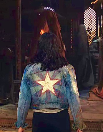 Doctor Strange 2022 Xochitl Gomez (America Chavez) Blue Denim Jacket
