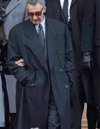 The Batman John Turturro (Carmine Falcone) Black Trench Coat