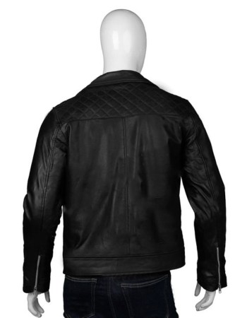 Dean Winchester Supernatural Black Biker Leather Jacket