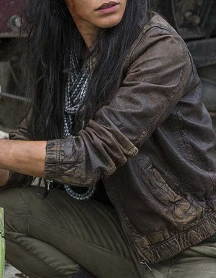 Fear The Walking Dead S04 Luciana Galvez Leather Jacket