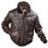 Men's G1 US Naval Flight Bomber Brown Leather Jacket