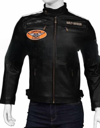 Harley Davidson Command Black Leather Jacket