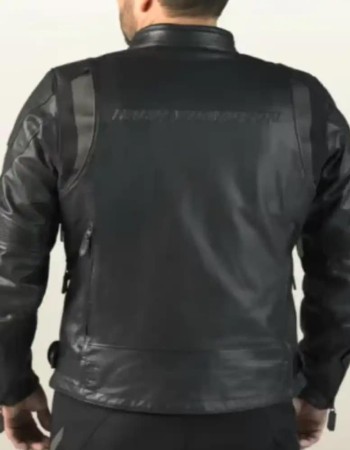 Harley Davidson Fxrg Black Leather Jacket
