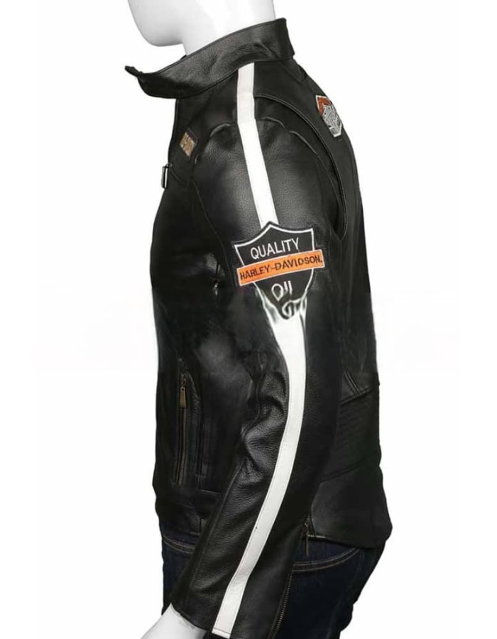 Harley Davidson Command Black Leather Jacket