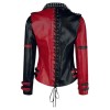 Harley Quinn Heartless Asylum Biker Leather Jacket