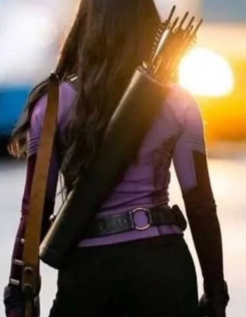Hawkeye Kate Bishop Purple Leather Jacket