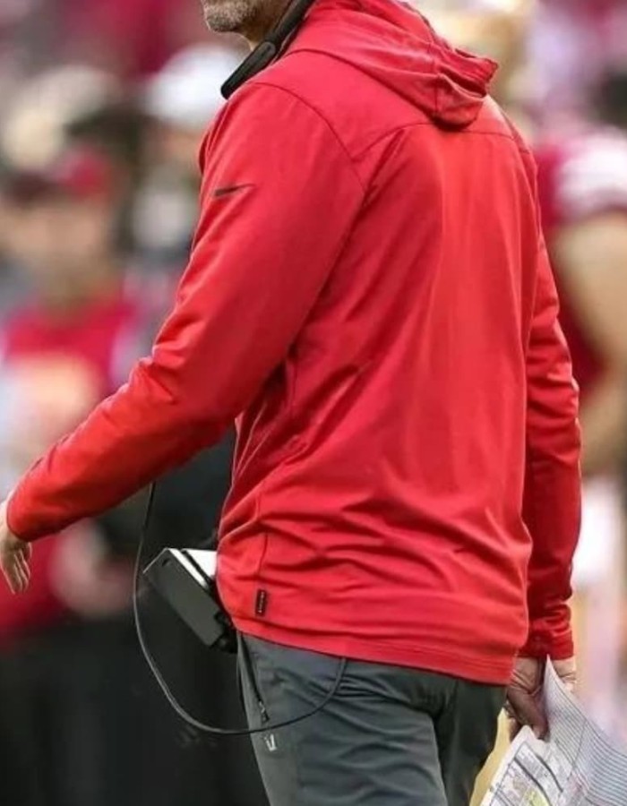 San Francisco 49ers Kyle Shanahan Red Hoodie
