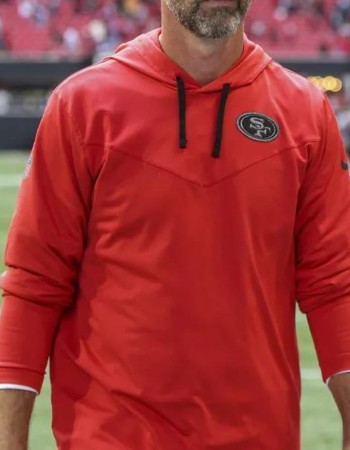 San Francisco 49ers Kyle Shanahan Red Hoodie