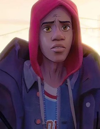 Miles Morales Spider-Man Across the Spider-Verse Black Puffer Jacket
