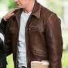 Steve Rogers Captain America Brown Leather Jacket