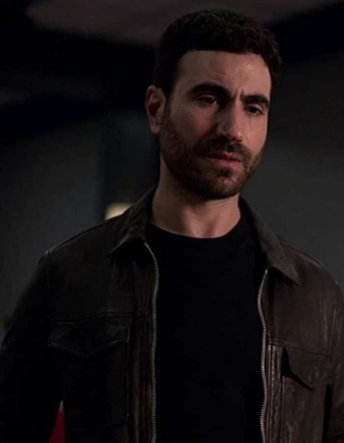 Ted Lasso Brett Goldstein (Roy Kent) Brown Leather Jacket