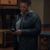 The Equalizer Queen Latifah Black Quilted Leather Jacket