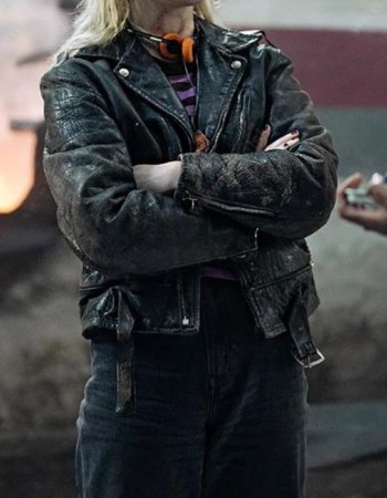 Yellowjackets Sophie Thatcher (Teen Natalie) Black Leather Jacket