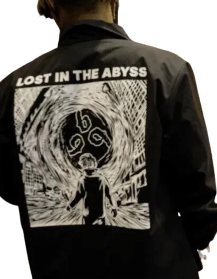999 CLUB JUICE WRLD LOST IN THE ABYSS BLACK JACKET