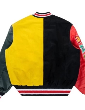 All Star Hipster Smoke Rise Varsity Bomber Jacket