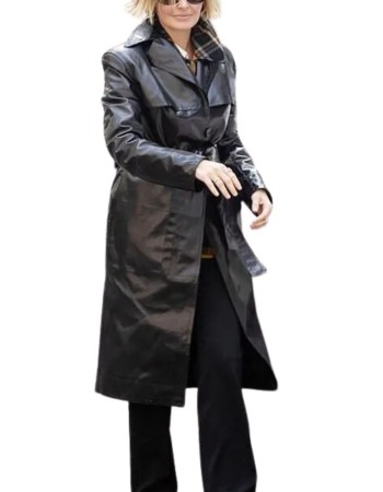 Birthday Bash Lara Bingle Black Leather Coat