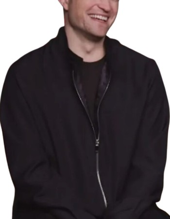 BRUCE WAYNE THE BATMAN 2022 BLACK COTTON JACKET