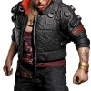 CYBERPUNK 2077 JACKIE WELLES BLACK LEATHER JACKET