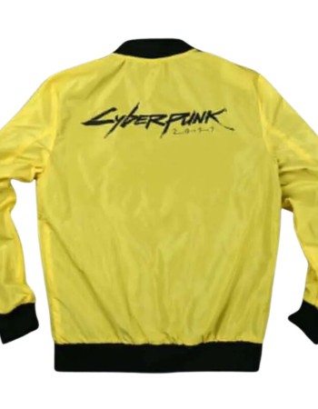 CYBERPUNK 2077 YELLOW BOMBER PARACHUTE JACKET