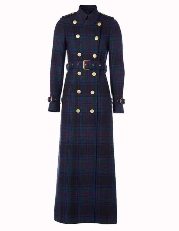 DUCHESS OF CAMBRIDGE KATE MIDDLETON TARTAN COAT