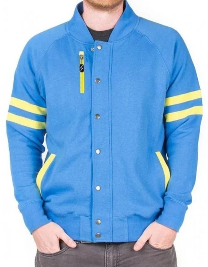 Fallout 4 Vault Blue Wool Jacket