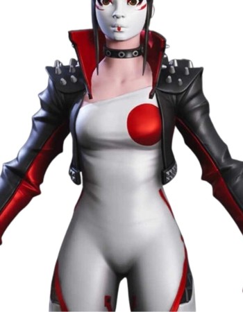 Fortnite Takara Studded Black Leather Jacket