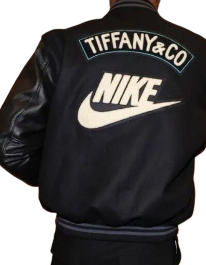 Lebron James Tiffany & Co Black Bomber Jacket