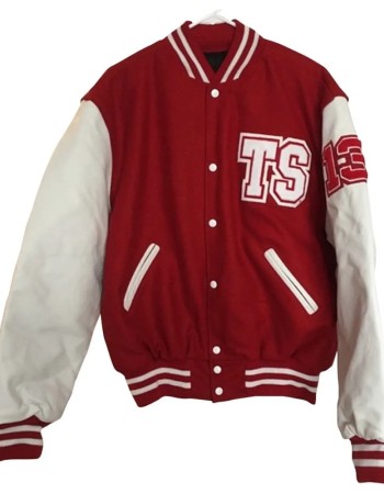 TAYLOR SWIFT THE RED TOUR VARSITY BOMBER JACKET