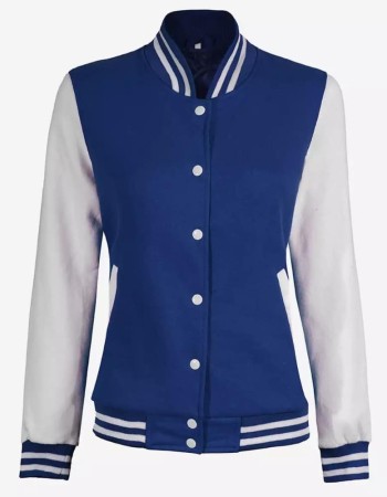Women's Varsity Letterman Baseball Bomber Jacket