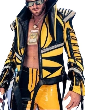 WWE WrestleMania 38 Logan Paul Leather jacket