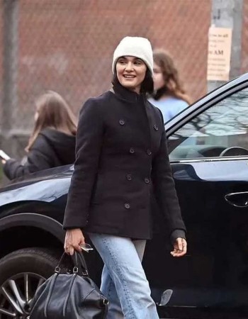 Dead Ringers 2023 Rachel Weisz (Beverly Mantle) Black Wool Coat
