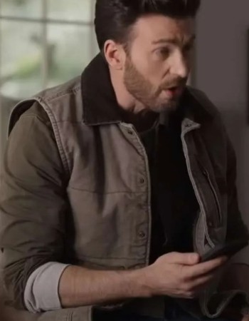 Ghosted Chris Evans (Cole) Brown Cotton Vest