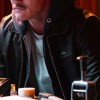 5lbs of Pressure 2024 Luke Evans Brown Leather Jacket