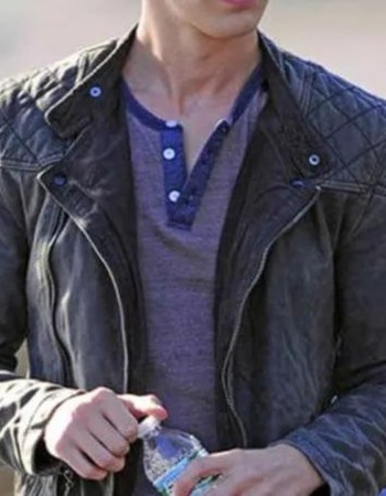 The Carrie Diaries Sebastian Kydd Black Leather Jacket