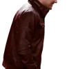 Young & Hungry Jonathan Sadowski Burgundy Leather Jacket
