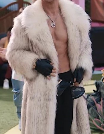 Barbie Ryan Gosling Ken Costume Fur Coat
