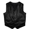 Barbie Ryan Gosling (Ken) Black Fringe Leather Vest