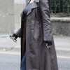 Alice Eve Cult Killer 2024 Cassie Holt Brown Trench Coat