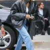 Hailey Bieber Leather Jacket 