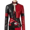 Harley Quinn Suicide Squad Kill the Justice League Cropped Leather Jacket