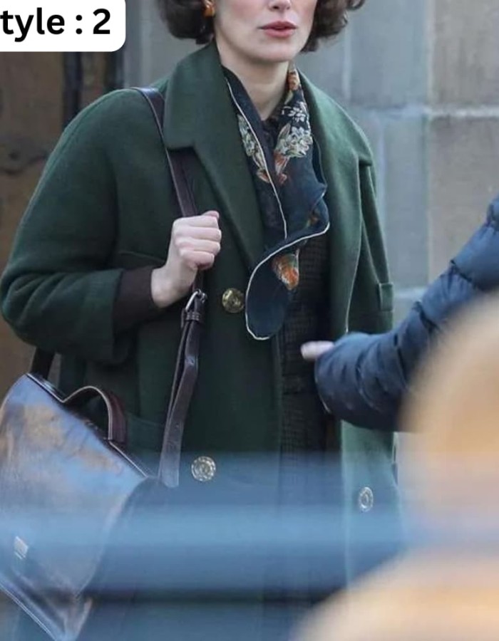 Boston Strangler 2023 Keira Knightley Wool Trench Coat