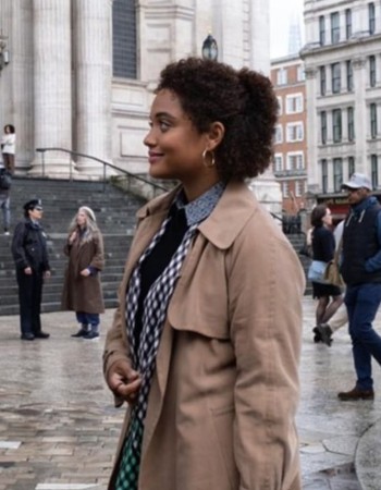 The Flash 2023 Iris West Brown Coat