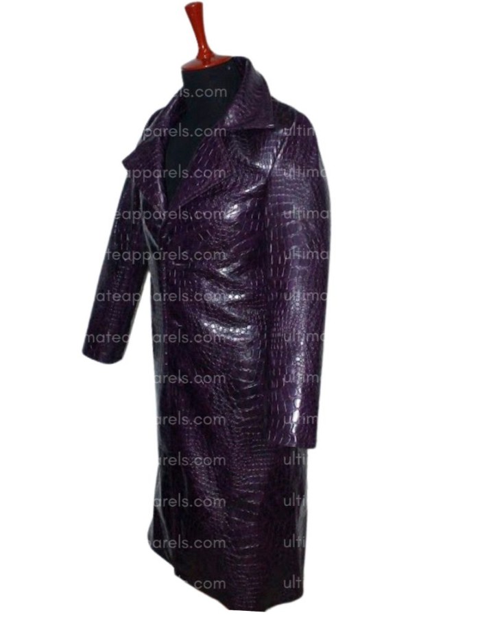 Jared Leto Suicide Squad Crocodile Joker Coat